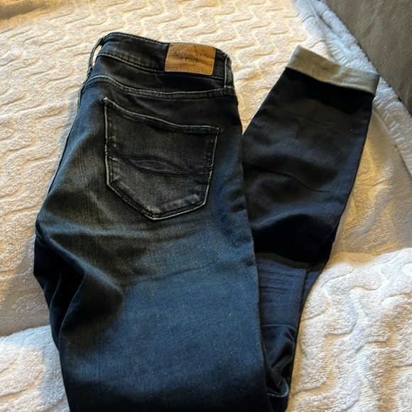 Abercrombie & Fitch dark blue Jeans Leggings - Picture 3 of 4